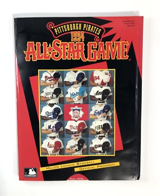 1994 MLB All Star Game Program Yearbook Magazine Pittsburg Pirates - Image 1 of 4