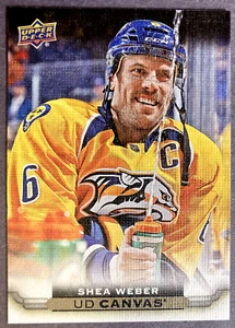 2015-16 Upper Deck Canvas #C50 Shea Weber Nasville Predators - Picture 1 of 1