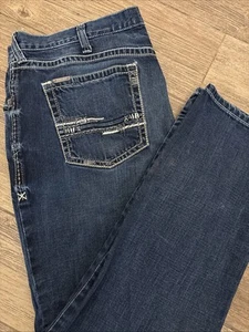 Ariat Jeans Herren Größe 42 x 32 M4 Low Rise Boot Cut Denim Western Arbeit Cowboy - Bild 1 von 13