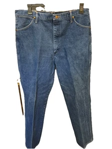 Wrangler 936DEN Jeans Mens 40x32 Cowboy Western Straight Leg Made in USA - Picture 1 of 7