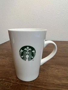 Starbucks Coffee 16 oz White Ceramic Mug Green Siren Logo 2015 Neu Kaffee Tee - Bild 1 von 8