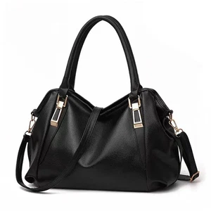 Borsa a mano donna in morbida pelle tracolla manico superiore tracolla tote messenger borsetta - Foto 1 di 10