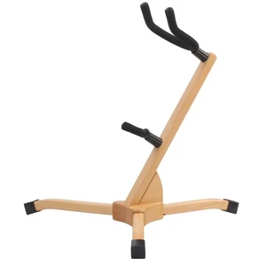2025 Beech Wood Saxophone Display Stand Holder for Alto / Tenor Sax New - Picture 1 of 12