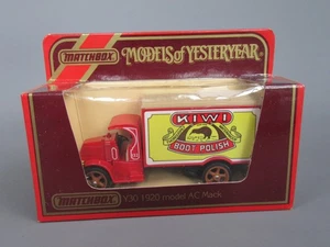 C979 Matchbox Models Of Yesteryear Y-30 Model AC Mack 1920 Kiwi IN Box Vintage - Picture 1 of 18