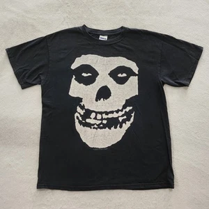 Camiseta Negra MISFITS Banda Punk Rock Calavera Esqueleto M 2009 Gildan 100% Algodón - Imagen 1 de 7
