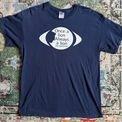 Vintage Penn State PSU Nittany Lions Joe Paterno Football Graphic Shirt Size M - Image 1 of 4