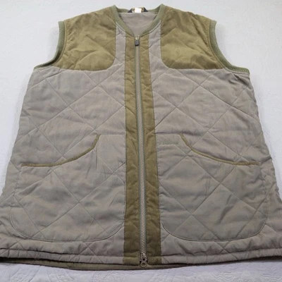 Chaleco Deportivo Barbour Cheviot Chaleco Acolchado Para Hombres X Grande XL Verde Cremallera de Tiro Foto 1 de 4