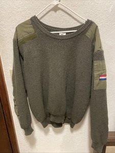 Maglione militare olandese uomo 8 felpa lana esercito olandese commando pesante - Foto 1 di 17