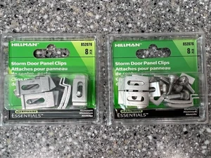 2 Aluminium Bildschirm Türverkleidung Clips von Hillman Group Co. #852076 SCHNELLER KOSTENLOSER VERSAND! - Bild 1 von 5