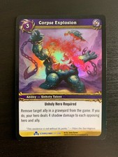 World of Warcraft WoW TCG Promo - Foil Corpse Explosion