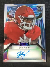 Eric Gray 2023 Leaf Metal XRC Blue Prismatic Autograph 5/6 PA-EG1
