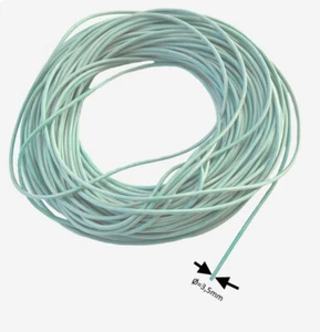 Tondo Viton D.3,5 mm. colore verde x 1 metro | VTNV35 - Foto 1 di 1