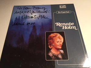 2 LP Zu Gast bei Renate Holm inkl AUTOGRAMM AK mit Widmung aus 1988 Vinyl 302507 - Picture 1 of 8