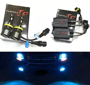 LED G8 Canceler H9 8000K Icy Blue Bulbs Head Light High Beam Replacement Stock - Picture 1 of 12