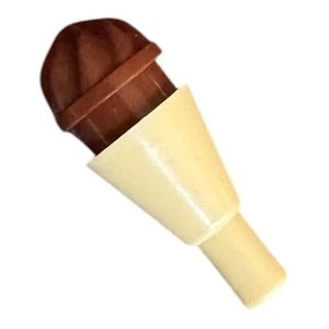 Lego Food (Cantidad. - 2) Conos cono bronceado remolino chocolate helado 15470 11610 - Imagen 1 de 1
