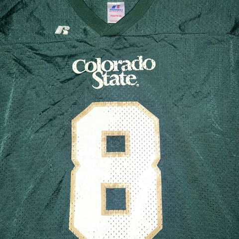 vintage COLORADO STATE RAMS jersey sz Youth  X LARGE adult medium Fort Collins Cover