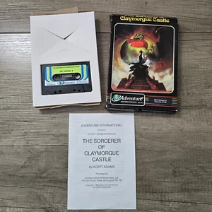 Bbc Model B Cassette - Sorcerer of Claymorgue Castle - Boxed Vintage - Picture 1 of 5