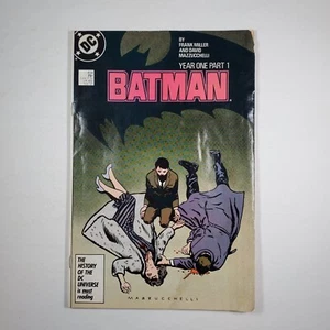 DC Comics Batman #404 FN Key Issue Year One Part 1 Frank Miller - Picture 1 of 8