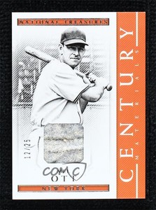 2018 Panini National Treasures Century Materials /25 Mel Ott #CE-MO HOF