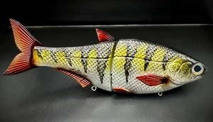 HINKLE SHAD CLONE CUSTOM PAINTED SWIMBAIT PERCH - EBAY'S BEST HINK STYLE 🔥📈 - Picture 1 of 5