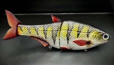 HINKLE SHAD CLONE CUSTOM PAINTED SWIMBAIT PERCH - EBAY'S BEST HINK STYLE 🔥📈 - Image 1 of 4