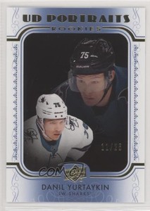 2019 Upper Deck UD Portraits Rookies Platinum Blue /25 Danil Yurtaikin Rookie RC