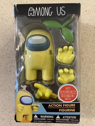 2021 Toikodo Just Toys AMONG US Crew Mate YELLOW 4" Action Figure Cover