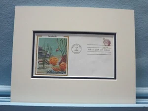 Ehren von Muscheln - Die Calico Jakobsmuschel & Ersttagsbrief eigener Briefmarke - Bild 1 von 1
