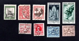 Vatican 1929-36 group of stamps MH/used CV=12$ - Picture 1 of 2