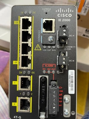 Cisco IE-2000-4T-G-L INDUSTRIAL LAYER 2 MANAGED SWITCH - Image 1 of 4