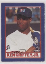 1991 Pepsi Ken Griffey Sr/Jr Food Issue Ken Griffey Jr #4-8 HOF