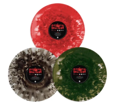 THE BATMAN ~ Soundtrack OST Mondo Exclusive Color Splatter Vinyl 3xLP Sealed NEW - Image 1 of 4