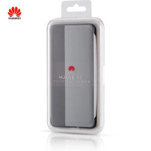 NEU Original Huawei P40 Smart View Flip Cover Hülle Luxus PU Leder Tasche - Bild 1 von 7
