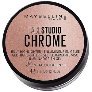 2 X MAYBELLINE NEW YORK FACE STUDIO CHROME GEL HIGHLIGHTER  - 30 METALLIC BRONZE - Bild 1 von 4