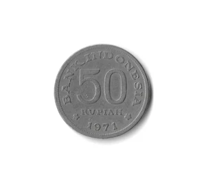 1971 Bank Of Indonesia - 50 Rupiah - 769 - Copper Nickel - 6g - Picture 1 of 2