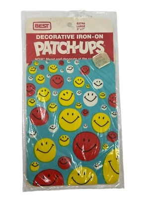 VINTAGE IRON ON PATCHES MOD POP ART PATCH UNUSED IN PACKAGE FEET SURFER HIPPIE - Image 1 of 4