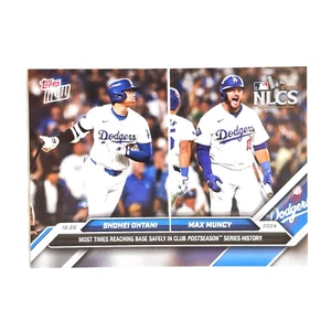 2024 Topps Now Most Times Reaching Base Safely Ohtani & Muncy - Card # 858 - II - Bild 1 von 6