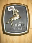 Vintage Imported Candian Lord Calvert 3D Horse Whiskey Sign 80 proof 