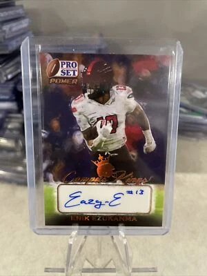 2021 Leaf Pro Set Power Football ERIK EZUKANMA Campus Kings Dolphins CK-EE1 - Image 1 of 2