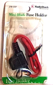 Radio Shack #270-1237 Automotive Inline Mini-Blade Fuse Holder NEW - Picture 1 of 1