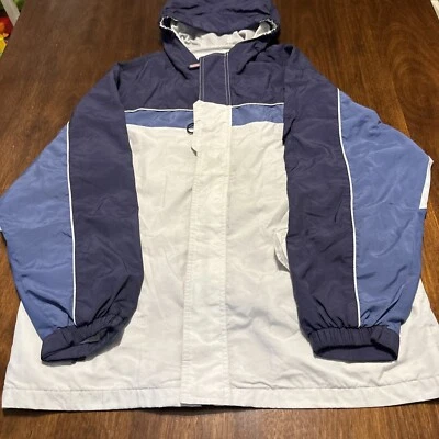 Chaqueta cortavientos Free Country con capucha talla juvenil XL ligera al aire libre Foto 1 de 4