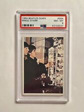 1964 Topps Beatles Diary #58A PSA 8 NM-Mint Paul McCartney John Lennon