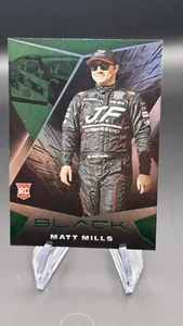 2022 Panini Chronicles Black Racing Matt Mills RC Green Parallel #5 - Picture 1 of 2