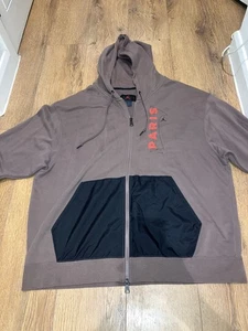 Nike Air Jordan Hoodie Paris Saint-Germain PSG Herren Large Braun Full Zip - Bild 1 von 15