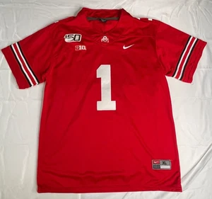 Nike Ohio State Buckeyes Jersey Men’s Large Red #1 Stitched OSU Football Jersey - Picture 1 of 12