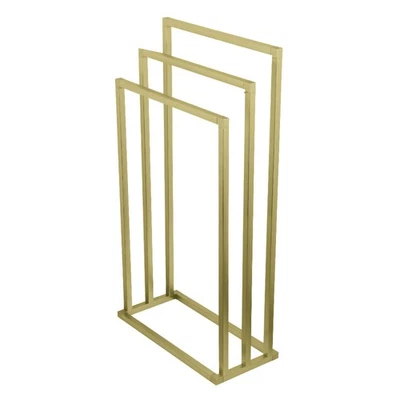 Kingston Brass SCC833 Edenscape 3 Bar Towel Stand - Brass - Image 1 of 4