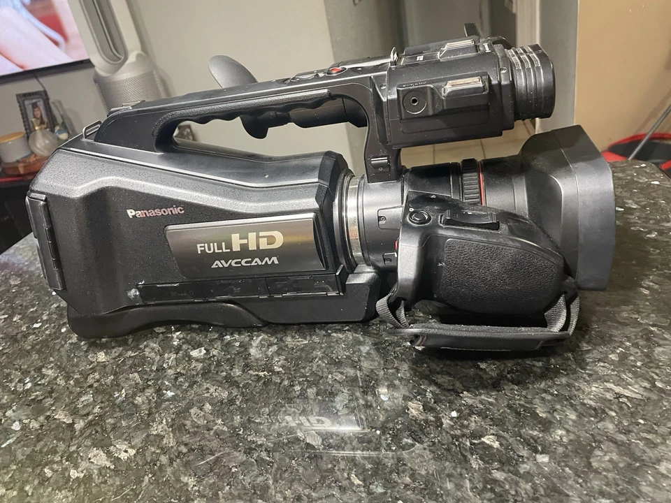 PANASONIC AG-AC8P AVCCAM LCD CAMCORDER with New Charger Tested Very Good - Image 1 of 4