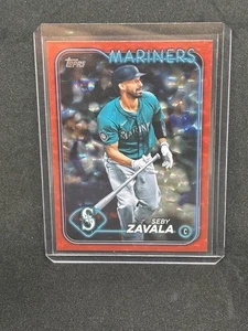 2024 Topps Update Red Crackle Foilboard Seby Zavala #US180 023/199 - Bild 1 von 3