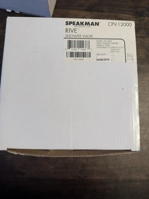 Válvula de ducha Speakman Rive Echo CPV 12000 NUEVA EN CAJA Foto 1 de 3