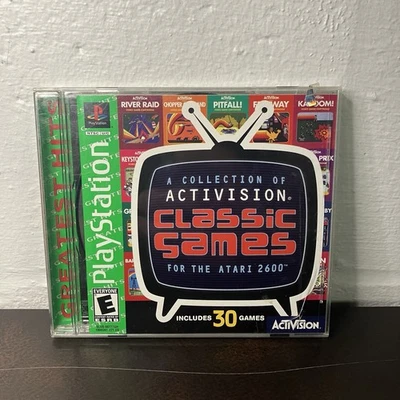 Activision Classic Games Collection Atari 2600 PS1 - Complete CIB - Image 1 of 4